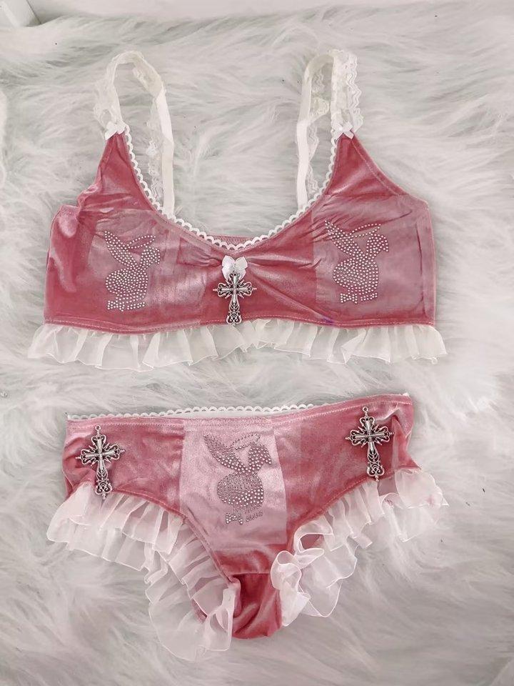 Pastel Goth Lingerie Set - Wearable Tattoo